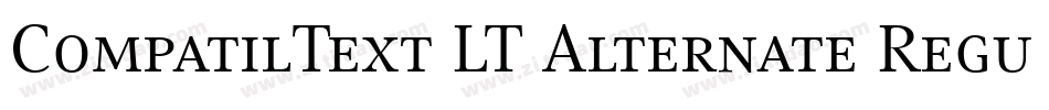 CompatilText LT Alternate Regular Small Caps字体转换